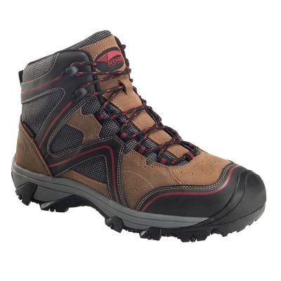 FSIA7711-16M image(0) - Avenger Work Boots Avenger Work Boots - Crosscut Series - Men's Boots - Steel Toe - IC|EH|SR|PR - Brown/Black - Size: 16M