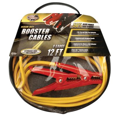 ECI08467 image(0) - Coleman Cable Booster Cable 12' 8GA Polarglo