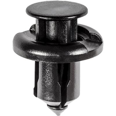 AVCAP19233 image(0) - AUVECO AP19233 Push-Type with Drive Pin Front Bumper Retainer, 20 mm Dia Head x 13 mm L Stem, Nylon, Black