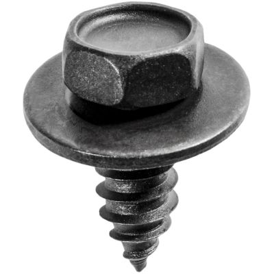 AVC12057 image(0) - AUVECO 12057 Hex Head Sems A/AB Point Tapping Screw, M6.3 x 1.81 mm Screw x 16 mm L x 10 mm Across Flats, Phosphate
