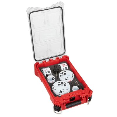 MLW49-22-5606 image(0) - Milwaukee Tool 10 Pc. Hole Saw Kit w/PACKOUT