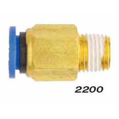 MIL2200-8 image(0) - Milton Industries Straight - Tube 3/8" OD - 1/8" MNPT