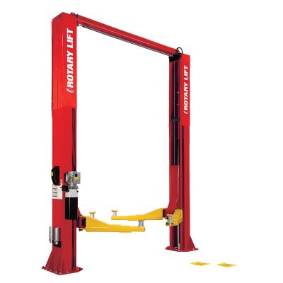 ROTSPO10N1600-RD image(0) - Rotary SPO10 Trio - 2- Stage Low Profile Two-Post Lift, Symmetrical (10,000 LB. Capacity) 72 3/4" Rise - Red