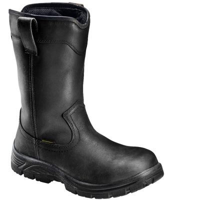 FSIA7847-6W image(0) - Avenger Work Boots Avenger Work Boots - Framer Wellington Series - Men's Boots - Composite Toe - IC|EH|SR - Black/Black - Size: 6W
