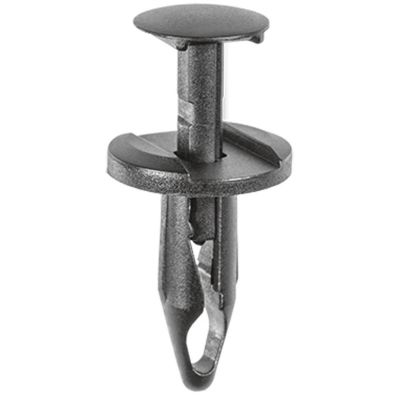 AVCAP19801 image(0) - AUVECO AP19801 Push-Type with Closed End Type 3 Wheel Opening Molding Retainer, 19/32 in Dia Head x 3/4 in L Stem