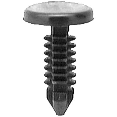 AVC11612 image(0) - AUVECO 11612 Single Head Type 1 Weatherstrip Retainer, 7/16 in Dia Bottom Head, Nylon, Black