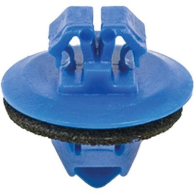 AVC20687 image(0) - AUVECO 20687 Rocker Molding Clip, 17 mm Dia Head x 10 mm L Stem, Nylon, Blue