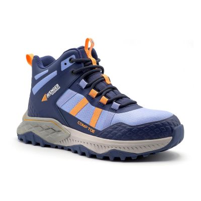 FSIA8813-11D image(0) - AVENGER Work Boots Aero Trail Mid - Women's - CT|EH|SR|SF|WP - Light Blue / Grey - Size: 11 - D - (Regular)