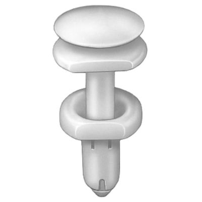 AVCAP18353 image(0) - AUVECO AP18353 Double Head Push-Type Type 9 Door Trim Panel Retainer, 9/16 in Dia Head x 41/64 in L Stem, Nylon