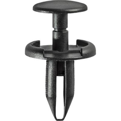 AVC19639 image(0) - AUVECO 19639 Push-Type with Closed End Fender and Front Bumper Cover Retainer, 17 mm Dia Head, Nylon, Black