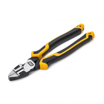 KDT82180C image(0) - GearWrench 8" Linesman Plier Cushion Grip; Pitbull Pliers