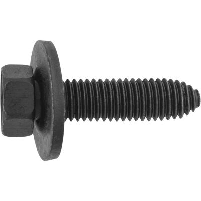 AVC11641 image(0) - AUVECO 11641 Hex Head Sems CA Point Body Bolt, M10 x 1.5 mm x 40 mm L x 15 mm Across Flats, Phosphate