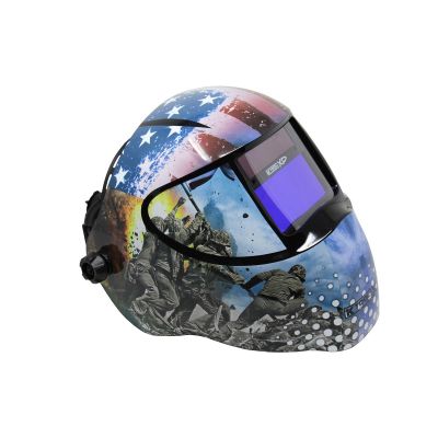 KTIXDTM25-USA image(0) - K Tool International Red, White, Blue Patriotic Welding Helmet