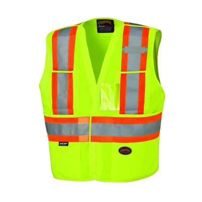 SRWV1021061U-LXL image(0) - Pioneer Pioneer - Safety Tear-Away Vest - Hi-Vis Yellow/Green- Size L/XL