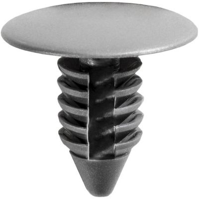 AVCAP10832 image(0) - AUVECO AP10832 Single Head Type 1 Fender and Bumper Shield Retainer, 11/16 in Dia Bottom Head, Nylon, Gray