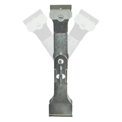 AES87500 image(0) - AES Industries 87500 3-Way Razor Scraper, 8 in L, Steel Blade