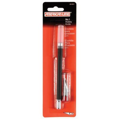 ASR66-0541 image(0) - American Safety Razor #1 Hobby Knife with 5 Blades